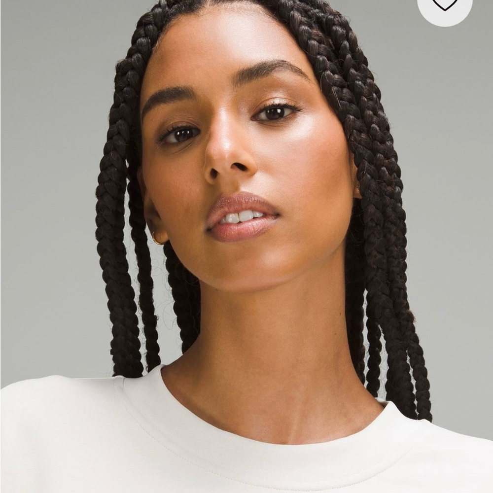 Lululemon Perfectly Oversized Cropped Softstream Sweatshirt in Bone size 4 - Picture 7 of 13